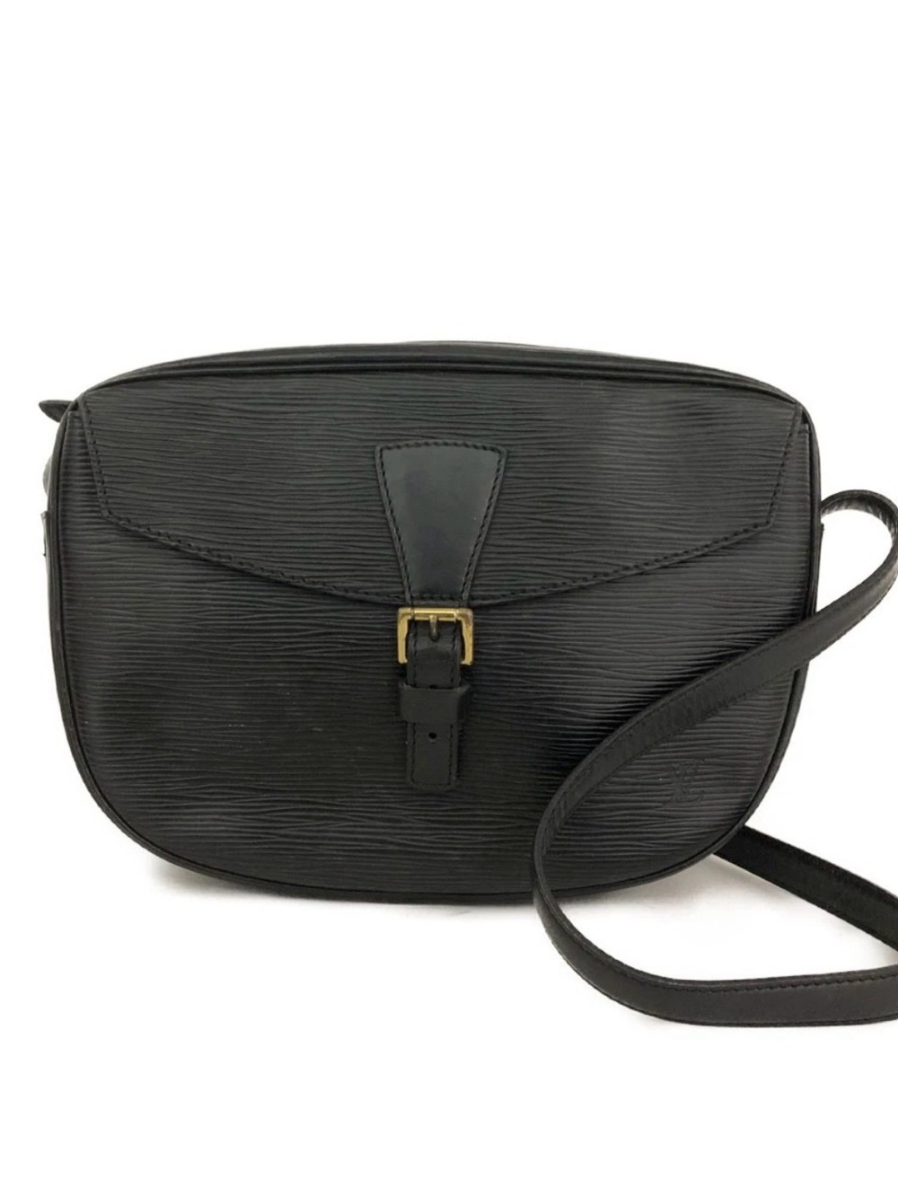 Louis Vuitton Epi Jeune Fille 25 Crossbody Shoulder Bag Black